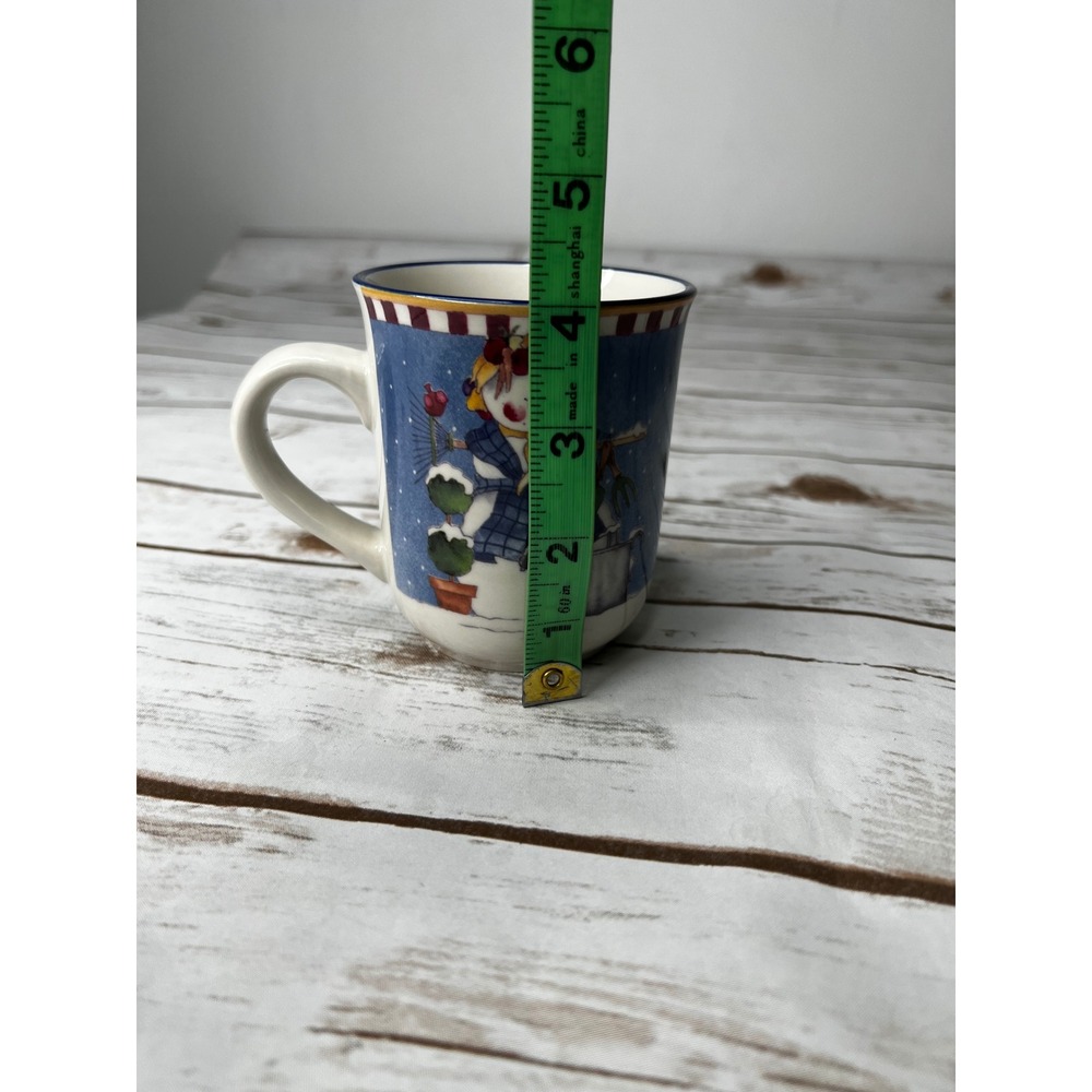 Blue Snowman Winter's Garden by J. Wecker Frisch Mug Set (6) - Picture 8 of 11